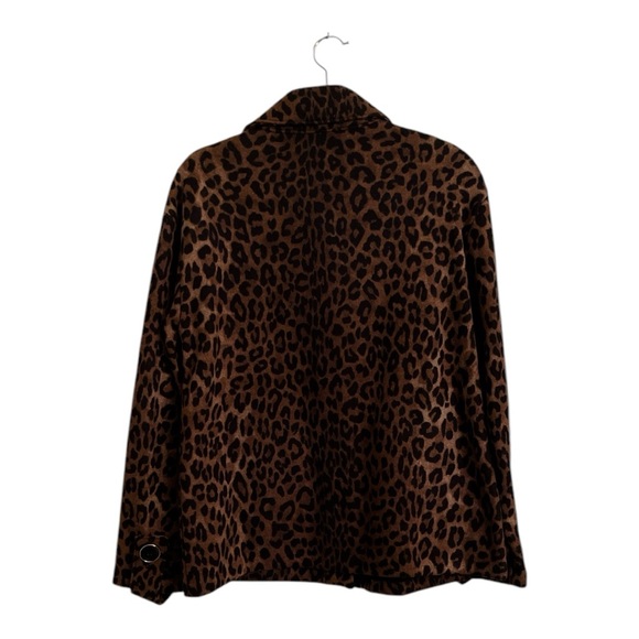 Leopard Double-faced Wool Jacket - Picture 10 of 10